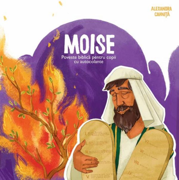Moise – Poveste biblică pentru copii, cu autocolante