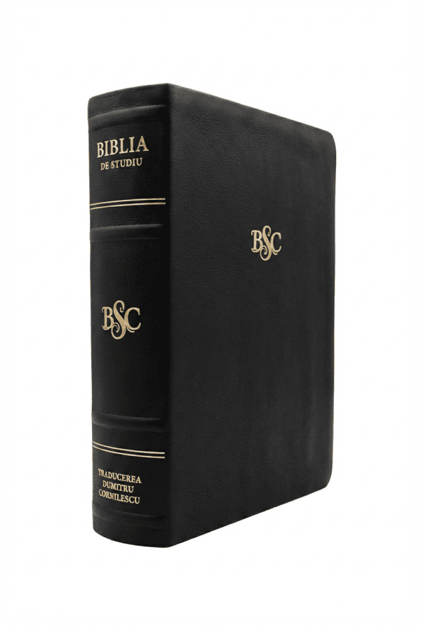 Biblia de Studiu Cornilescu deLuxe (piele, negru)