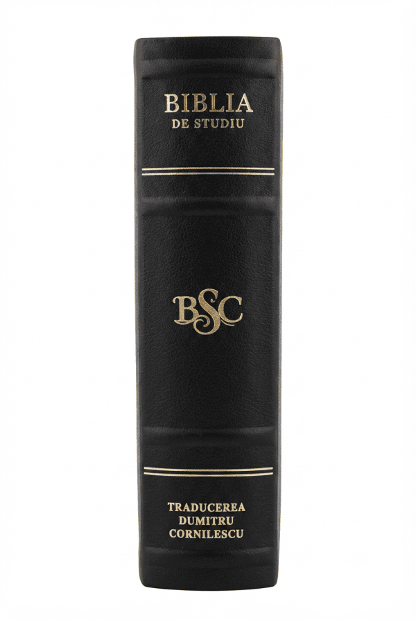Biblia de Studiu Cornilescu deLuxe (piele, negru)